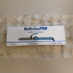 BaBylissPRO Nano Titanium Blue Curling Iron